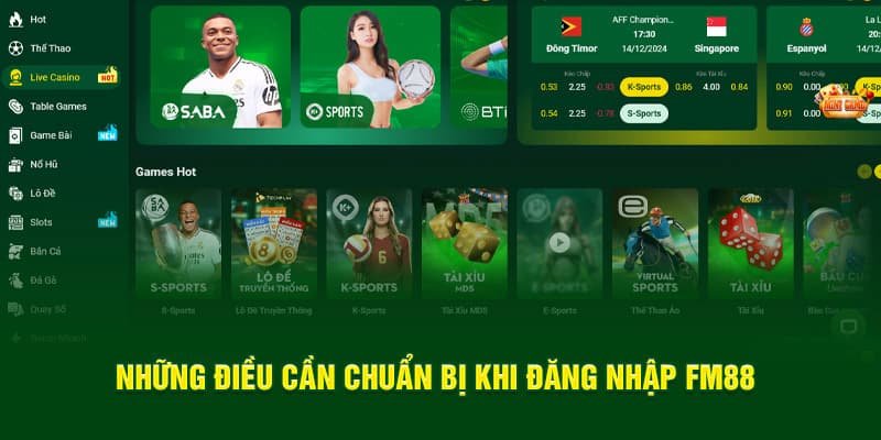 Các bước đơn giản để Đăng Nhập FM88